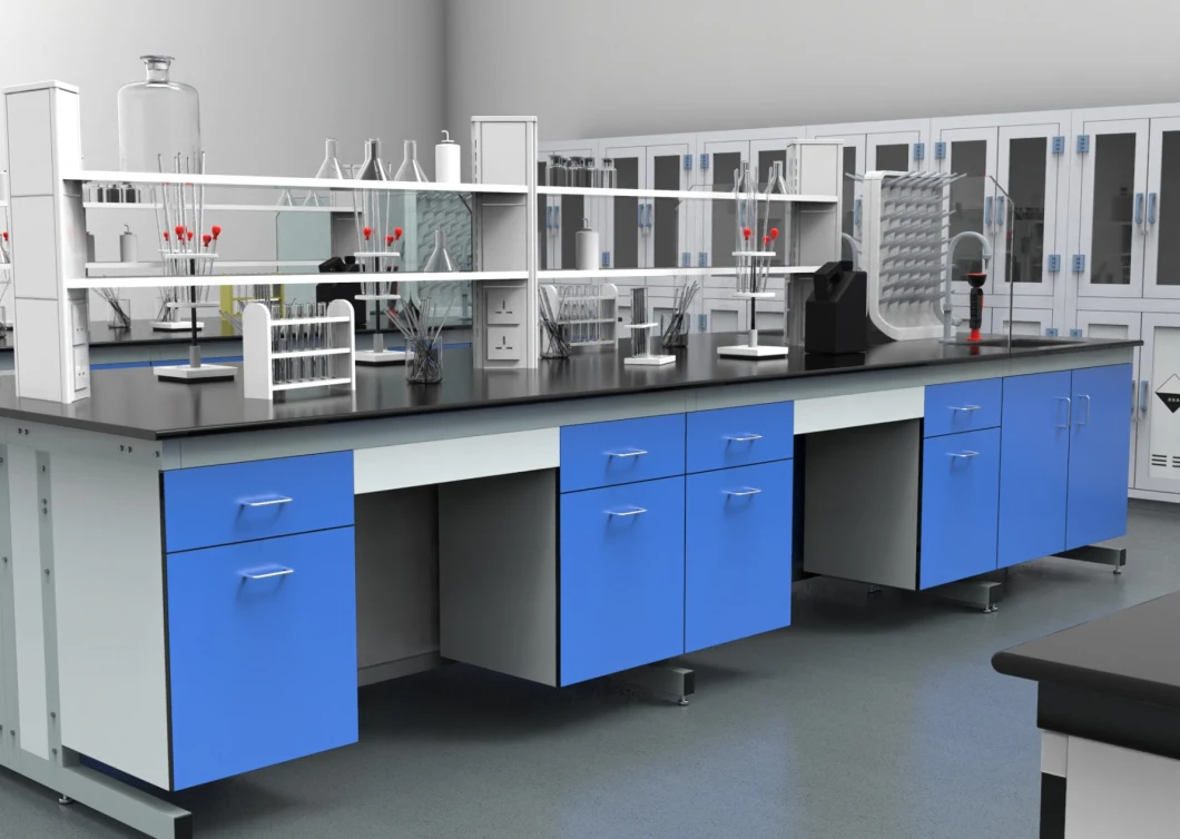 Best Quality &amp; Low Price Steel Wood Physics High School Chemistry Island Laboratory Furniture/