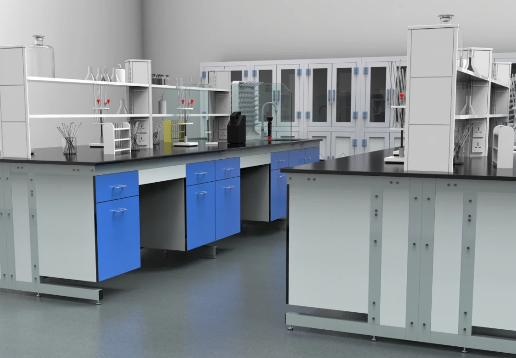 Best Quality &amp; Low Price Steel Wood Physics High School Chemistry Island Laboratory Furniture/