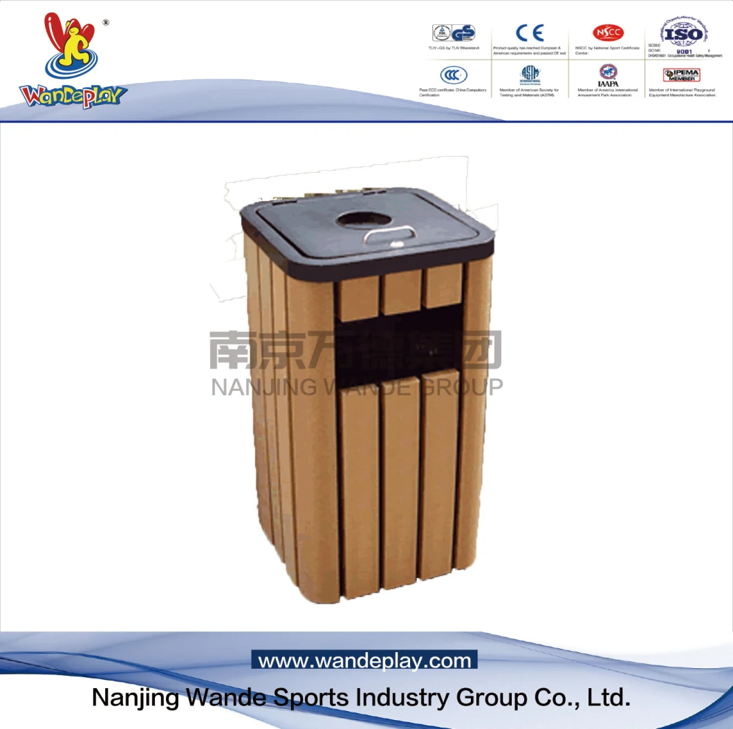 Public Outdoor Site Furniture Rubbish Bin