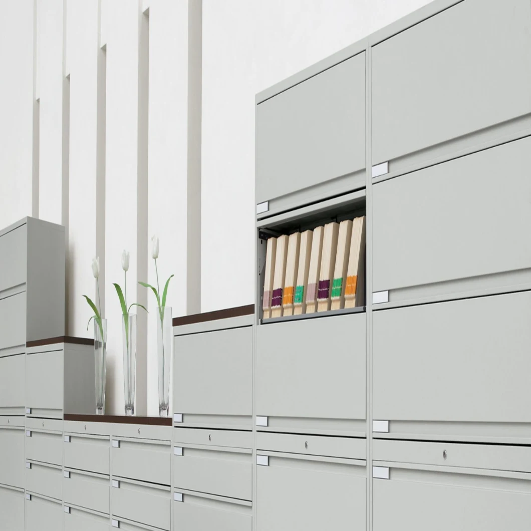 Office Steel Lateral Filing Cabinet with 4 Drawers