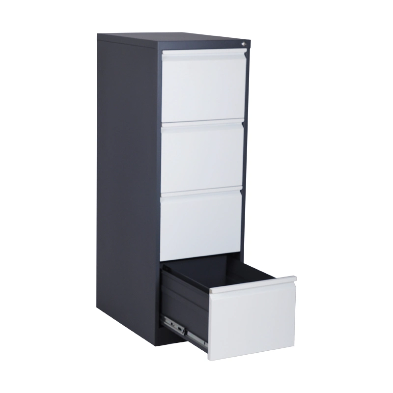 Office Vertical File Cabinet 4 Drawer 25&quot; Deep Letter File Cabinet with Lock