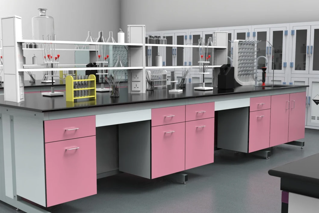 Best Quality &amp; Low Price Steel Wood Physics High School Chemistry Island Laboratory Furniture/